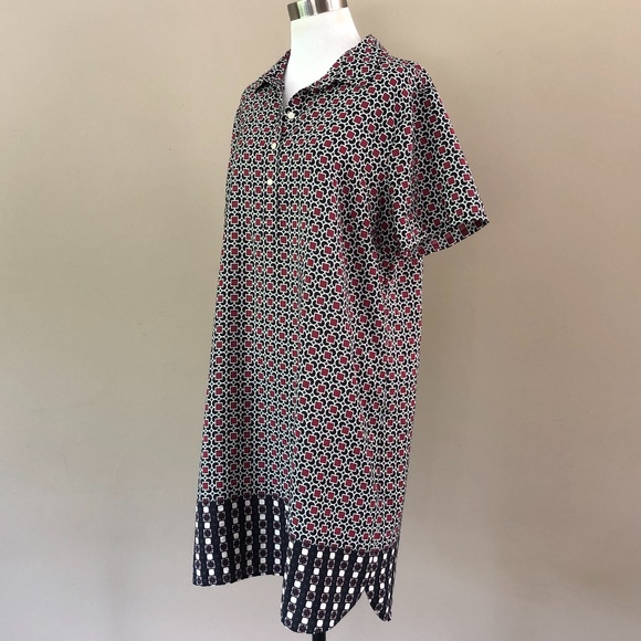 J CREW Size 16 Pullover Shift abstract Pattern - Picture 6 of 8